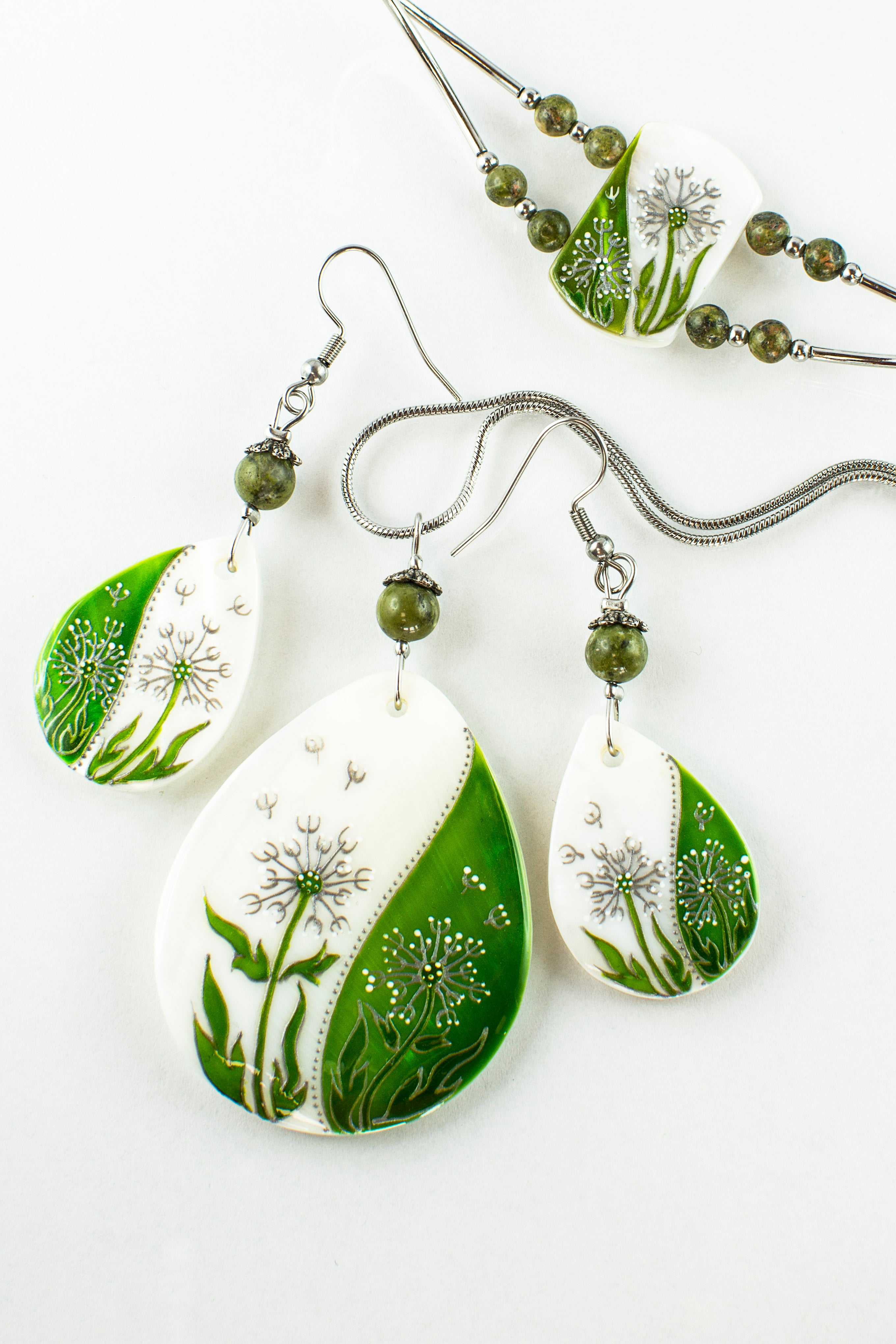 Lawn Green Tharaniel Diva collection