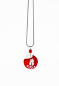 Cherry Red Tuliphen Decent necklace