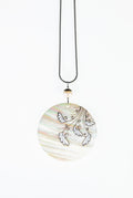 Moonlight Silver Flabelath Diva necklace