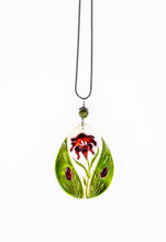 Load image into Gallery viewer, Indiel Diva necklace with teardrop shaped pendant
