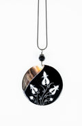 Midnight Black Tuliphen Diva necklace