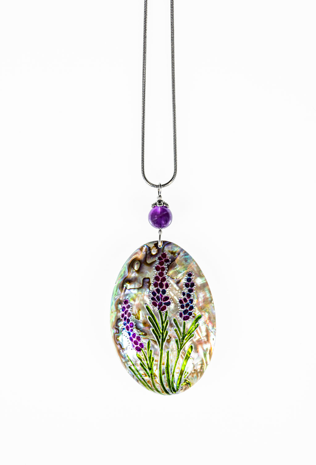 Levendula Blue Lavanduril Diva Necklace