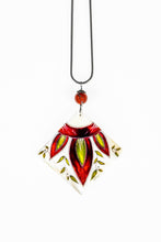 Load image into Gallery viewer, Trilliath Diva necklace with four elements shaped pendants
