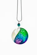 Olive green Spiralith Diva necklace
