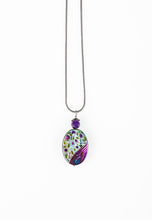 Load image into Gallery viewer, Shimmering Amethyst Tendrill Decent necklace
