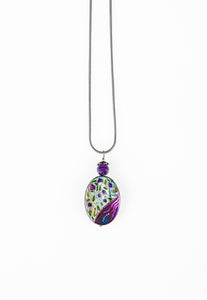 Shimmering Amethyst Tendrill Decent necklace