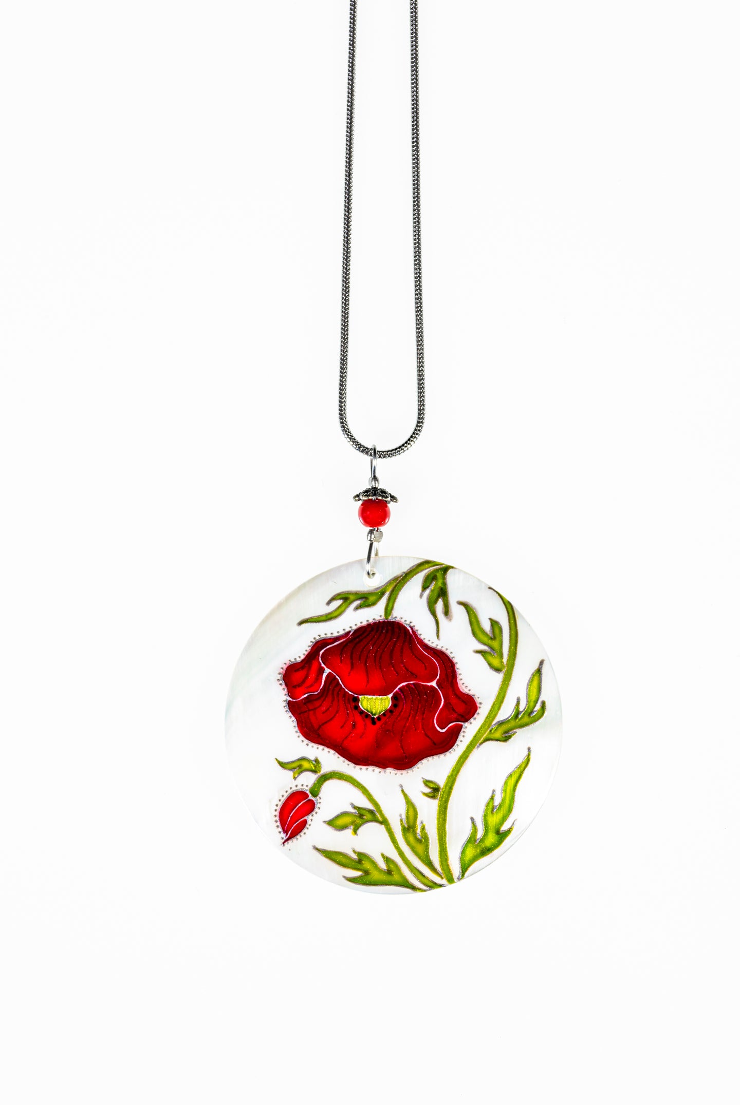 Poppy Red Popelloth Diva necklace