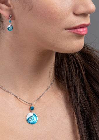 Lagoon Blue Spiralith Decent set