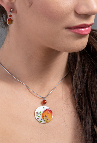 Sunset Orange Solina Decent set