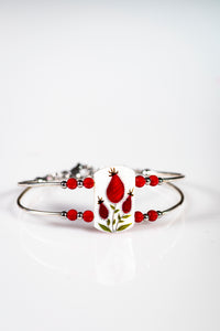 Burning Rosehip Rosalith bracelet