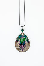 Load image into Gallery viewer, Trilliath Diva necklace with teardrop shaped pendant
