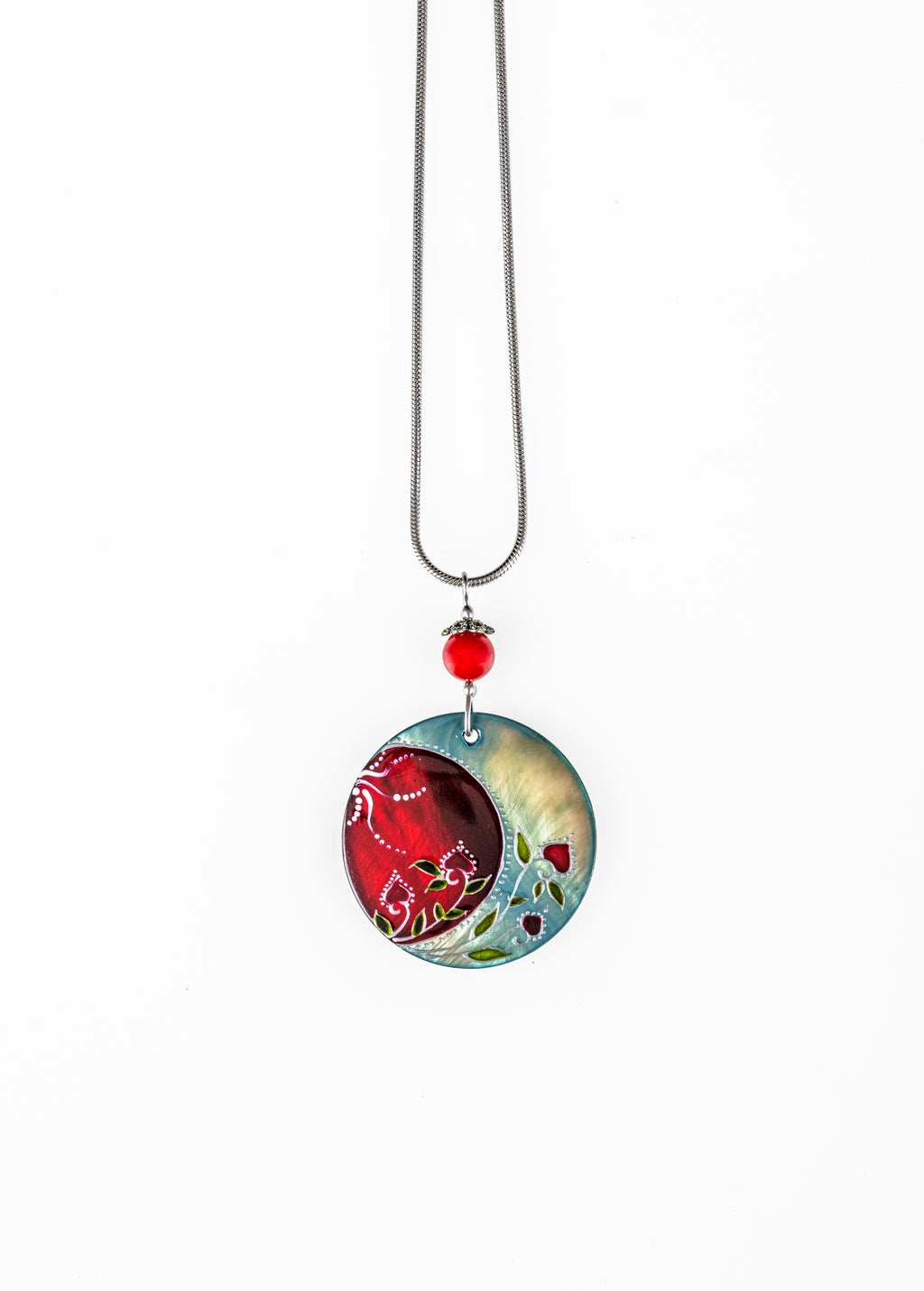 Cherry red Solina Decent necklace