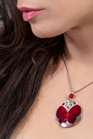 Cherry Red Laelleth Diva necklace