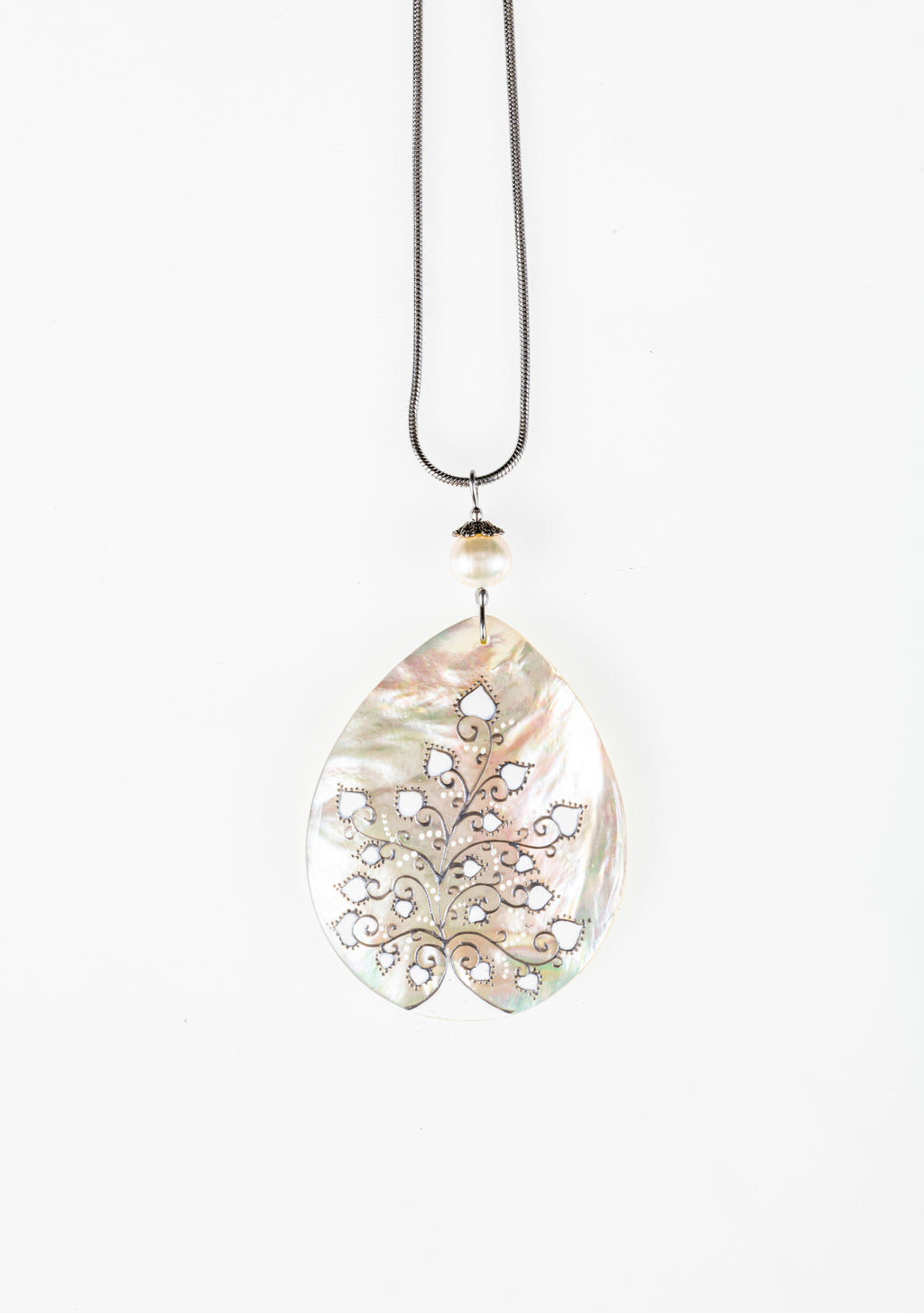 Moonlight Silver Nothrilien Diva necklace